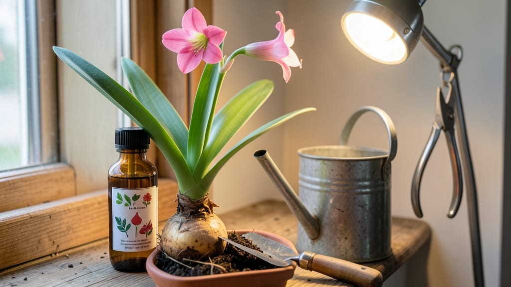 How to Get Amaryllis to Rebloom for Christmas: Heat-Triggered Purple Spikes in 8 Weeks