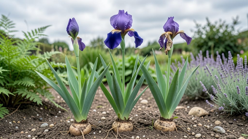 Iris Bloom Stages: Visual Guide to Petal Progression by Variety
