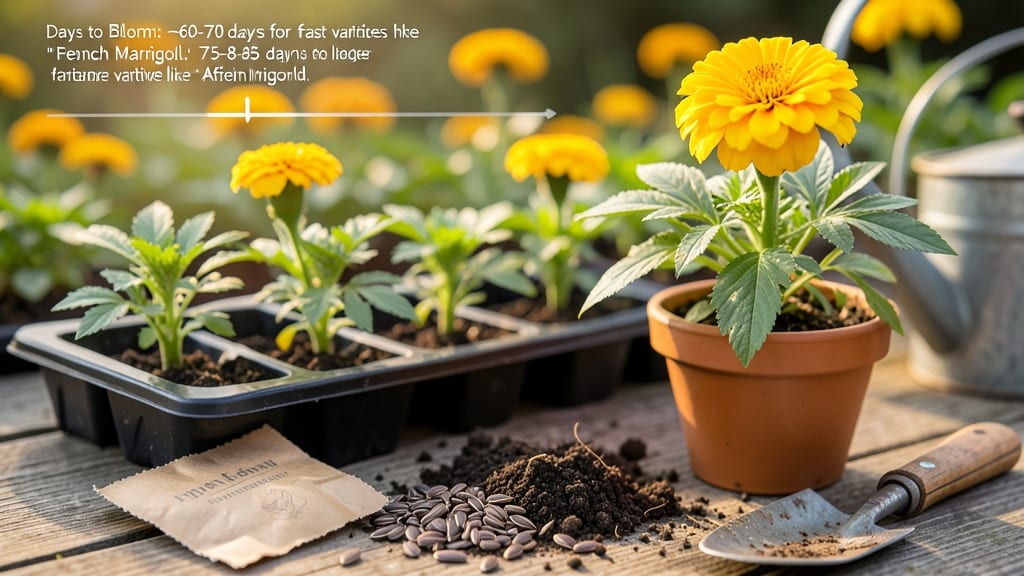 How Long Do Marigolds Take to Bloom From Seed: Fastest Varieties & Exact Days by Type